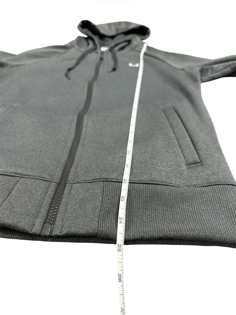 Under Armour Storm Fleece Full Zip Hoodie Heather Gray Medium M - Picture 7 of 8
